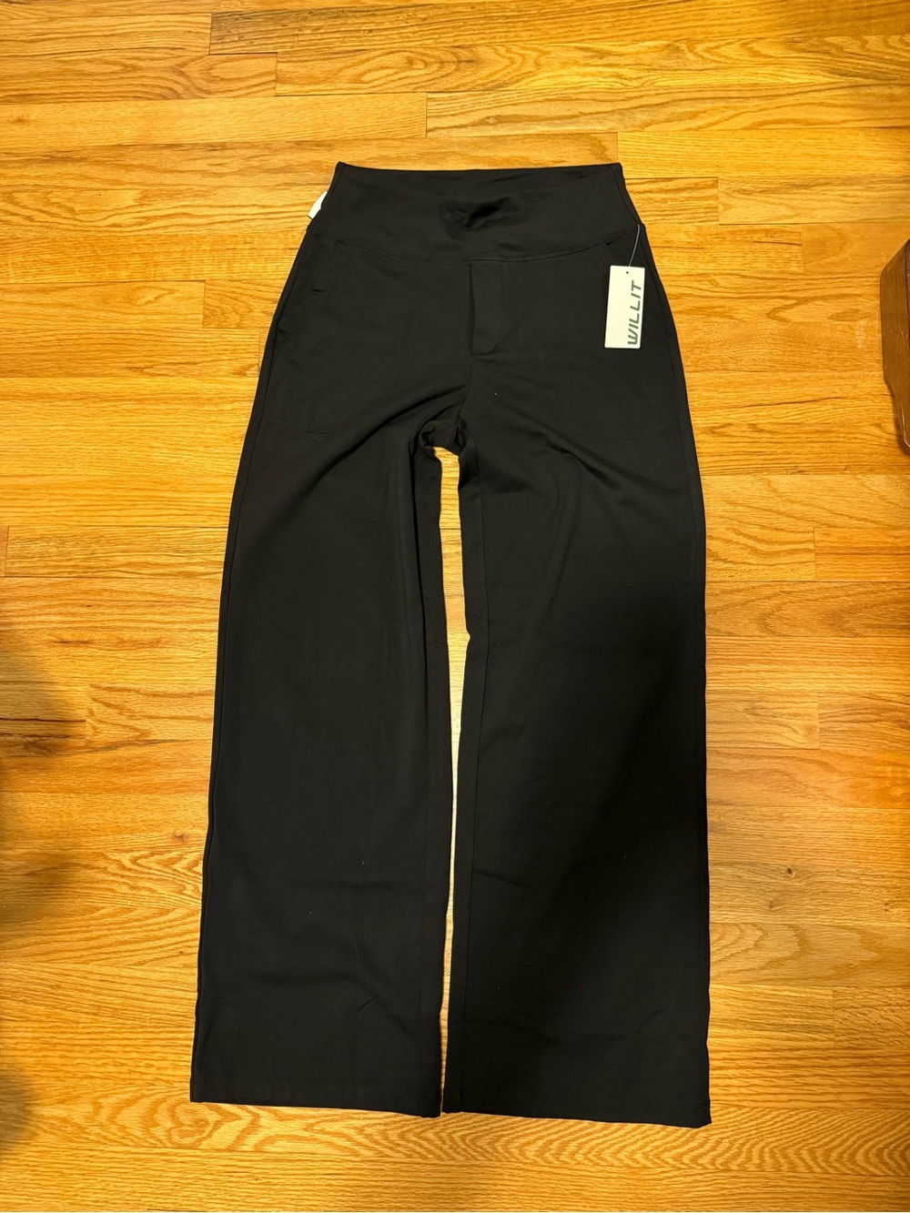 Willit Black Wide-Leg Pants